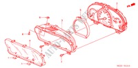 COMPOSANTS DE COMPTEUR(NS) pour Honda ACCORD TOURER 2.2 EXECUTIVE 5 Portes 6 vitesses manuelles 2007