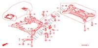 MEMBRURE AVANT/CORPS ARRIERE (DIESEL) pour Honda ACCORD TOURER 2.2 EXECUTIVE 5 Portes 6 vitesses manuelles 2007