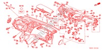 PANNEAU D'INSTRUMENT(LH) pour Honda ACCORD TOURER 2.2 SPORT 5 Portes 6 vitesses manuelles 2007