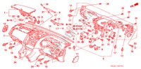 PANNEAU D'INSTRUMENT(RH) pour Honda ACCORD TOURER 2.2 EXECUTIVE 5 Portes 6 vitesses manuelles 2007
