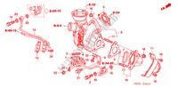 TURBOCOMPRESSEUR(DIESEL) pour Honda ACCORD TOURER 2.2 EXECUTIVE 5 Portes 6 vitesses manuelles 2007