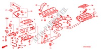 TUYAU D'ECHAPPEMENT(2.0L) pour Honda ACCORD TOURER 2.0 EXECUTIVE 5 Portes 5 vitesses automatique 2008