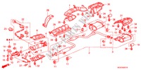 TUYAU D'ECHAPPEMENT(2.4L) pour Honda ACCORD TOURER 2.4 TYPE S 5 Portes 5 vitesses automatique 2007