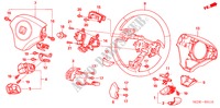 VOLANT DE DIRECTION(SRS) (1) pour Honda ACCORD TOURER 2.0 COMFORT 5 Portes 5 vitesses automatique 2006
