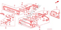 FEU ARRIERE/FEU DE MARCHE ARRIERE (PGM FI) pour Honda PRELUDE 2.0SI 2 Portes 4 vitesses automatique 1986
