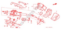 COLONNE DE DIRECTION(LH) pour Honda LEGEND COUPE V6 2 Portes 5 vitesses manuelles 1989