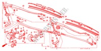 ESSUIE GLACE AVANT (LH) pour Honda LEGEND COUPE V6 2.7I 2 Portes 4 vitesses automatique 1989