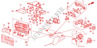 FUSIBLE PRINCIPAL/AVERTISSEUR pour Honda BALLADE EX 4 Portes 5 vitesses manuelles 1986