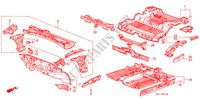 STRUCTURE DE CARROSSERIE pour Honda BALLADE EXI 4 Portes 5 vitesses manuelles 1986