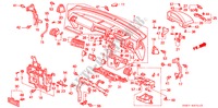 PANNEAU D'INSTRUMENT(RH) pour Honda CIVIC CRX 1.6I-VT 3 Portes 5 vitesses manuelles 1991