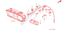 COMPTEUR COMBINE pour Honda CIVIC DX 3 Portes 5 vitesses manuelles 1989