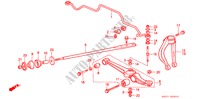 STABILISATEUR AVANT/ BRAS INFERIEUR AVANT(1) pour Honda CIVIC DX 3 Portes 5 vitesses manuelles 1989