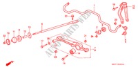 STABILISATEUR AVANT/ BRAS INFERIEUR AVANT(2) pour Honda CIVIC 1.6I-VT 3 Portes 5 vitesses manuelles 1991