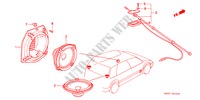 ANTENNE pour Honda CIVIC SHUTTLE 1.6I-4WD 5 Portes 5 vitesses manuelles 1991