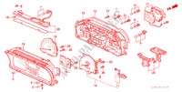 COMPTEUR DE VITESSE (NS) pour Honda CIVIC SHUTTLE 1.6I-4WD 5 Portes 5 vitesses manuelles 1991