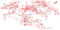 MIROIR/PARE SOLIEIL pour Honda CIVIC SHUTTLE 1.6I-4WD 5 Portes 5 vitesses manuelles 1991