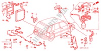 UNITE DE COMMANDE(A.L.B.) pour Honda CIVIC SHUTTLE 1.6I-4WD 5 Portes 5 vitesses manuelles 1990