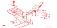 RESERVOIR A CARBURANT pour Honda CIVIC SHUTTLE 1.6I-4WD 5 Portes 4 vitesses automatique 1993