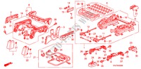 COMP. DE SIEGE AV.(D.)('08 )(2) pour Honda ODYSSEY EXL 5 Portes 5 vitesses automatique 2009