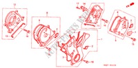 COUVERCLE DE DISTRIBUTION pour Honda ODYSSEY EXL 5 Portes 5 vitesses automatique 2010
