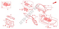 GARNITURE D'INSTRUMENT(COTE DE CONDUCTEUR) pour Honda ODYSSEY EXL 5 Portes 5 vitesses automatique 2010