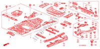 PANNEAUX DE PLANCHER pour Honda ODYSSEY EXL 5 Portes 5 vitesses automatique 2010