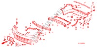 PARE CHOCS( '07) pour Honda ODYSSEY EXL 5 Portes 5 vitesses automatique 2005