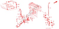 CHAMBRE DE RENIFLARD/ FILTRE A HUILE(DOHC) pour Honda ACCORD 2.0I-16 4 Portes 5 vitesses manuelles 1988