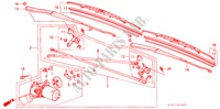 ESSUIE GLACE AVANT (RH) pour Honda ACCORD EX-2.0I 3 Portes 4 vitesses automatique 1988