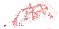 STRUCTURE DE CARROSSERIE(5)(2 PORTES) pour Honda ACCORD EX-2.0I 3 Portes 5 vitesses manuelles 1988