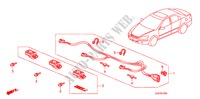 CAPTEUR LEVEE RAPIDE CAPOT pour Honda LEGEND LEGEND 4 Portes 5 vitesses automatique 2010