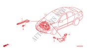 ETAI FAISCEAU DE FILS MOTEUR(LH) pour Honda LEGEND LEGEND 4 Portes 5 vitesses automatique 2007