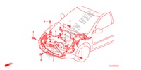 FAISCEAU DES FILS(LH)(1) pour Honda LEGEND LEGEND 4 Portes 5 vitesses automatique 2009