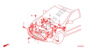 FAISCEAU DES FILS(RH)(1) pour Honda LEGEND LEGEND 4 Portes 5 vitesses automatique 2008
