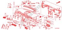 PANNEAU D'INSTRUMENT(LH) pour Honda LEGEND LEGEND 4 Portes 5 vitesses automatique 2008