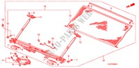 PARE SOLEIL ARRIERE pour Honda LEGEND LEGEND 4 Portes 5 vitesses automatique 2010