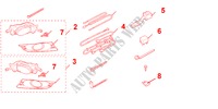 FEU ANTI BROUILLARD (ESSENCE) pour Honda FR-V 1.8 COMFORT LIFE/S 5 Portes 5 vitesses automatique 2009