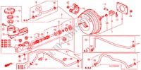 MAITRE CYLINDRE DE FREIN/ALIMENTATION PRINCIPALE(LH) pour Honda FR-V 2.2 EXECUTIVE 5 Portes 6 vitesses manuelles 2009
