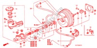 MAITRE CYLINDRE DE FREIN/ALIMENTATION PRINCIPALE(RH) pour Honda FR-V 1.7 SE 5 Portes 5 vitesses manuelles 2006