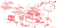 SOUFFLERIE DE CHAUFFAGE(RH) pour Honda FR-V 1.8 ES 5 Portes 5 vitesses automatique 2008