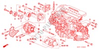SUPPORT DE MOTEUR (DIESEL) pour Honda FR-V 2.2 EXECUTIVE 5 Portes 6 vitesses manuelles 2009