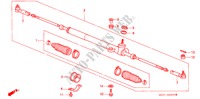 BOITIER DE DIRECTION(LH) pour Honda CONCERTO GL 5 Portes 5 vitesses manuelles 1991