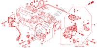 CORPS DE PAPILLON(PGM FI) (1.6L) pour Honda CONCERTO 1.6I-16 5 Portes 4 vitesses automatique 1991