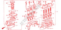 MODULATEUR A.L.B.( '91) pour Honda CONCERTO 1.6I-16 5 Portes 5 vitesses manuelles 1990