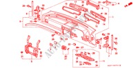 PANNEAU D'INSTRUMENT(RH) pour Honda CONCERTO 1.6I-16 5 Portes 4 vitesses automatique 1991