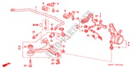 ARTICULATION AVANT/ BRAS INFERIEUR AVANT pour Honda CR-V DIESEL SE-E 5 Portes 6 vitesses manuelles 2006