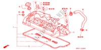 COUVERCLE DE CULASSE pour Honda CR-V DIESEL SE-E 5 Portes 6 vitesses manuelles 2006