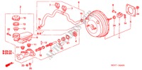 MAITRE CYLINDRE DE FREIN/ ALIMENTATION PRINCIPALE(LH) pour Honda CR-V DIESEL EXECUTIVE 5 Portes 6 vitesses manuelles 2005
