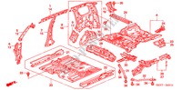 PLANCHER/PANNEAUX INTERIEURS pour Honda CR-V DIESEL SE-E 5 Portes 6 vitesses manuelles 2006