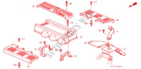 COUVERCLE DE COLLECTEUR pour Honda NSX NSX 2 Portes 4 vitesses automatique 1993